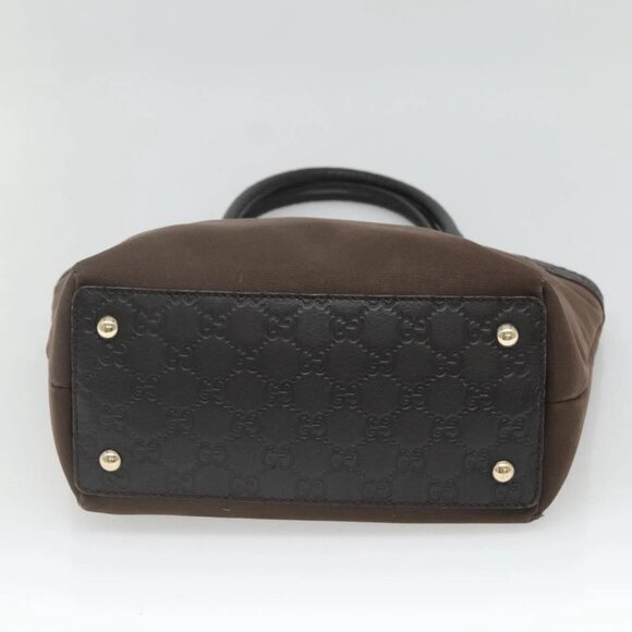 GUCCI Tote Bag Canvas Outlet Brown Gold 279153 Auth bs26148 - Picture 7 of 16
